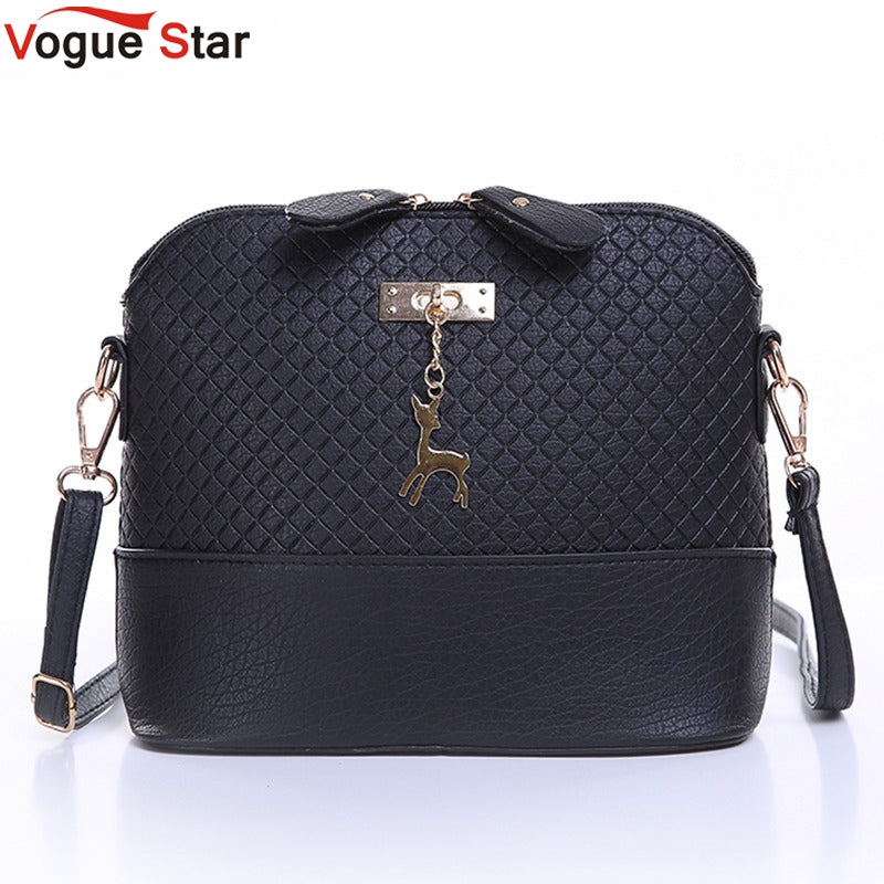 Vogue Star HOT SALE! 2017 Women s Fashion Mini Bag With Deer Toy Shell Shape Bag Women Shoulder Bags