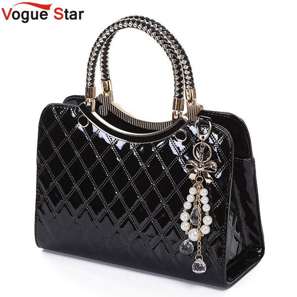 Vogue Star Brand bag cute 2018 New Fashion Designer  PU Leather Tote Shoulder Bag Handbag Ladies Mes