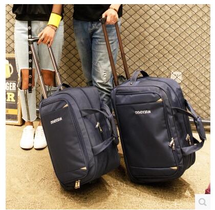 Men Travel Luggage Bag women Oxford Suitcase Travel Rolling Bags On Wheels Travel Rolling Bags Busin