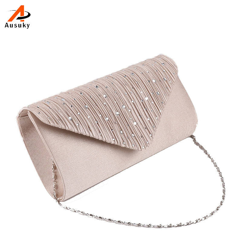 New Classic Diamond Shoulder Bag Eveningbag For Bridal Wedding Day Cluthes